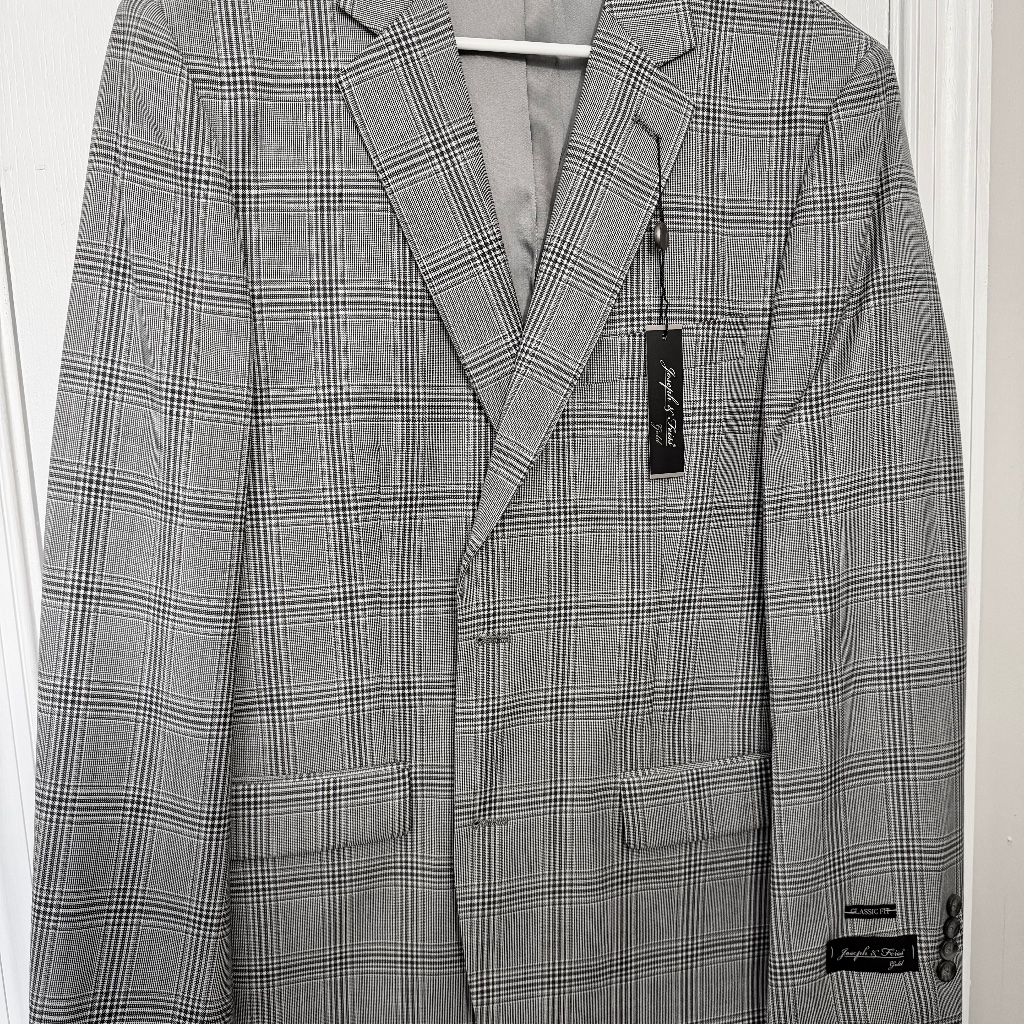Joseph  Feiss Gold Size 42r Classifc Fit Sport Coat Blazer